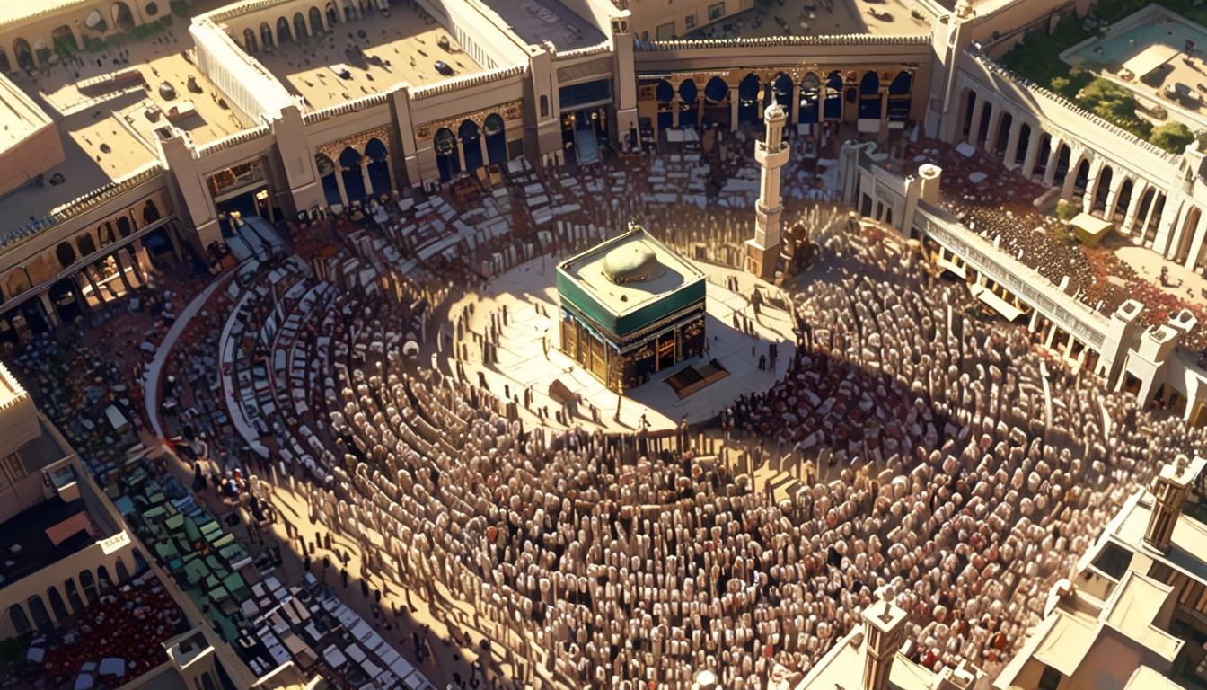 Saudi Arabia deploys AI drones and 15,000 cameras to prevent Hajj disasters