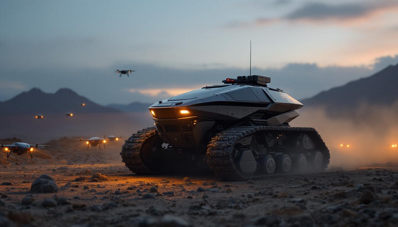 Turkey unveils ALKA laser weapon system integrated with KAPLAN hybrid vehicle at IDEF 2025