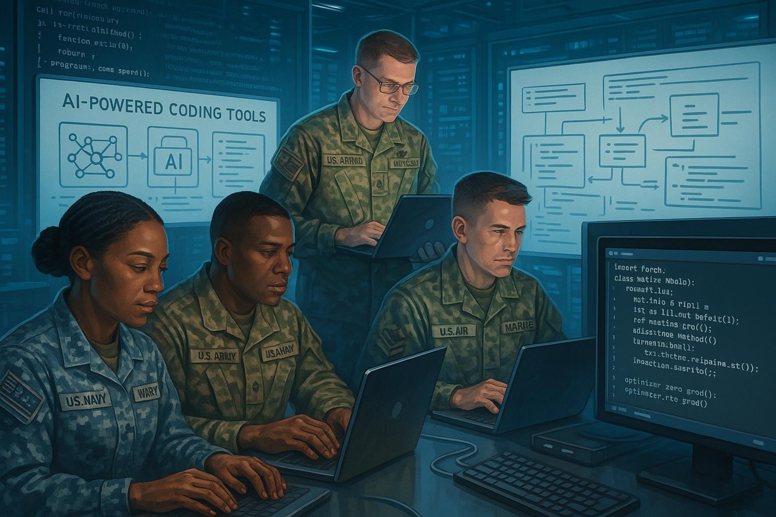Pentagon seeks AI coding tools to accelerate military software development and enhance security