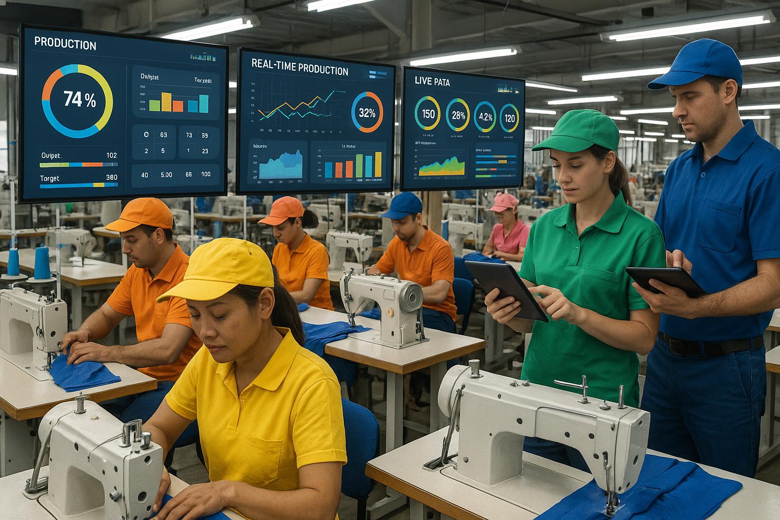 Apparel factories accelerate digital transformation with real-time shop-floor data