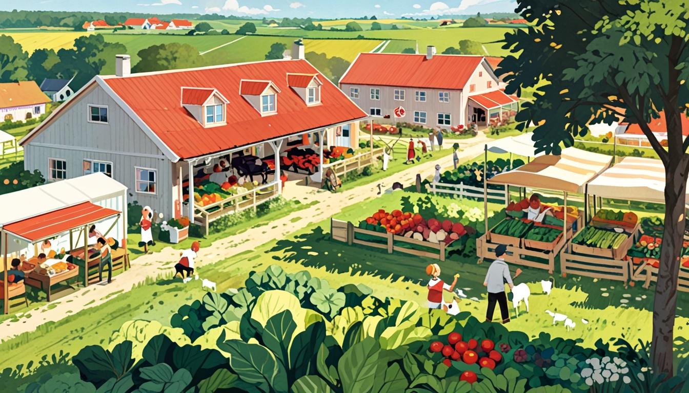 Denmark leads the way in organic food production while the Netherlands lags behind