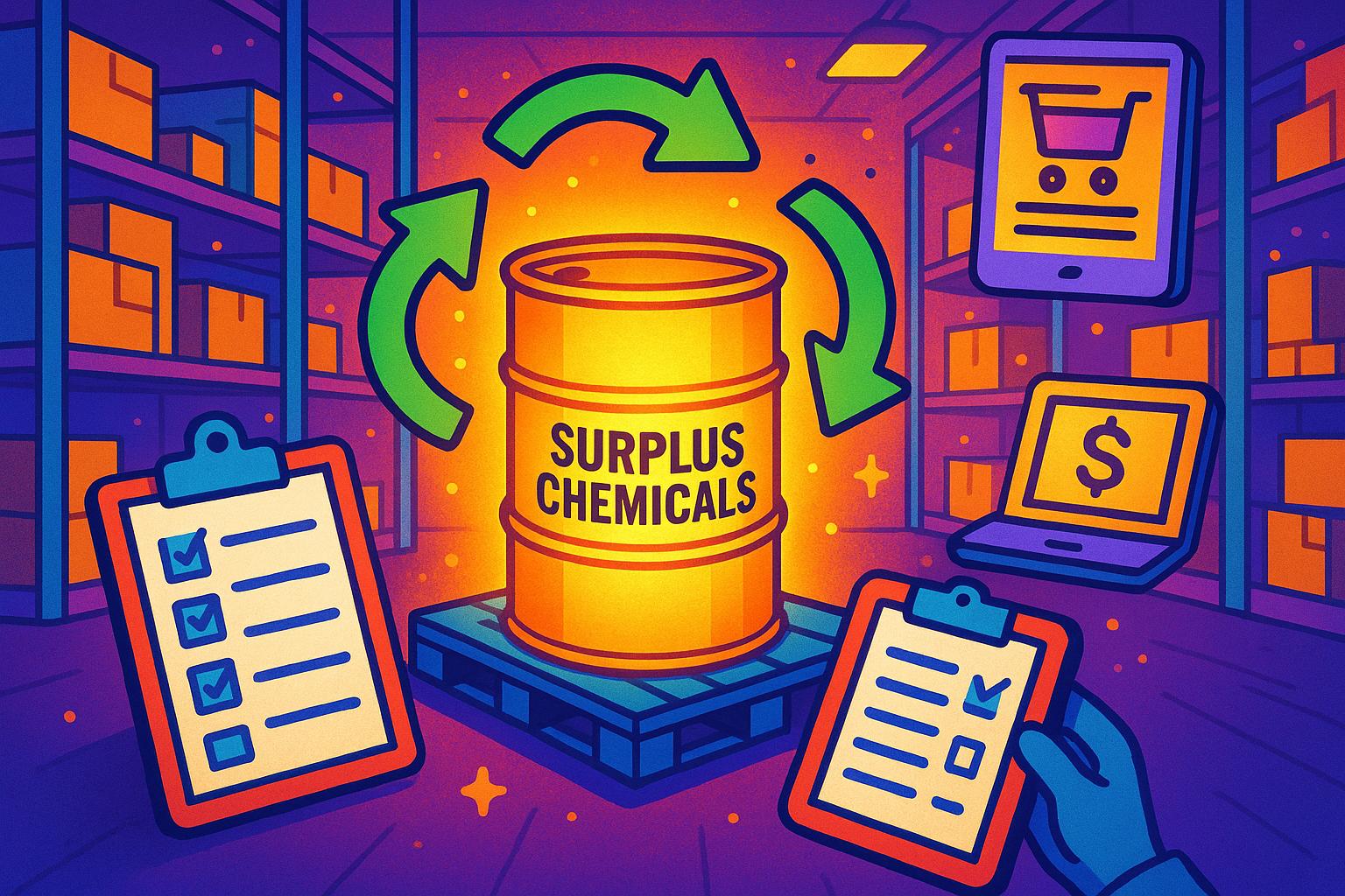 Idle chemicals can be recoverable assets — if firms fix testing, paperwork and marketplaces