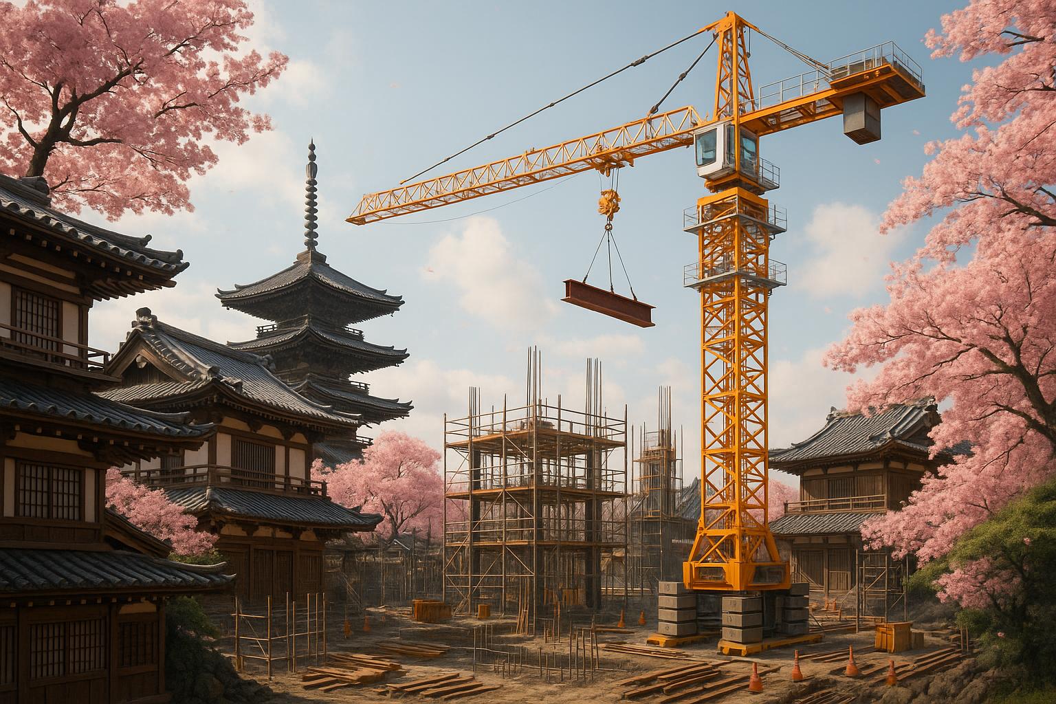 Japan’s construction industry pioneers digital tools to blend tradition with innovation