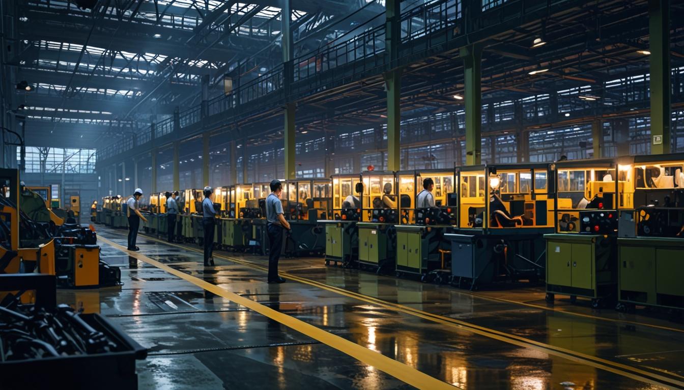 UK manufacturing sector hits lowest point in 18 months