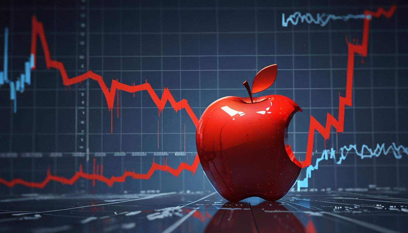 Apple stock suffers significant decline amid US-China trade tensions