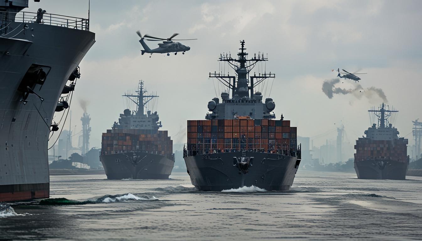 Trump calls for free passage of US ships through Panama and Suez canals