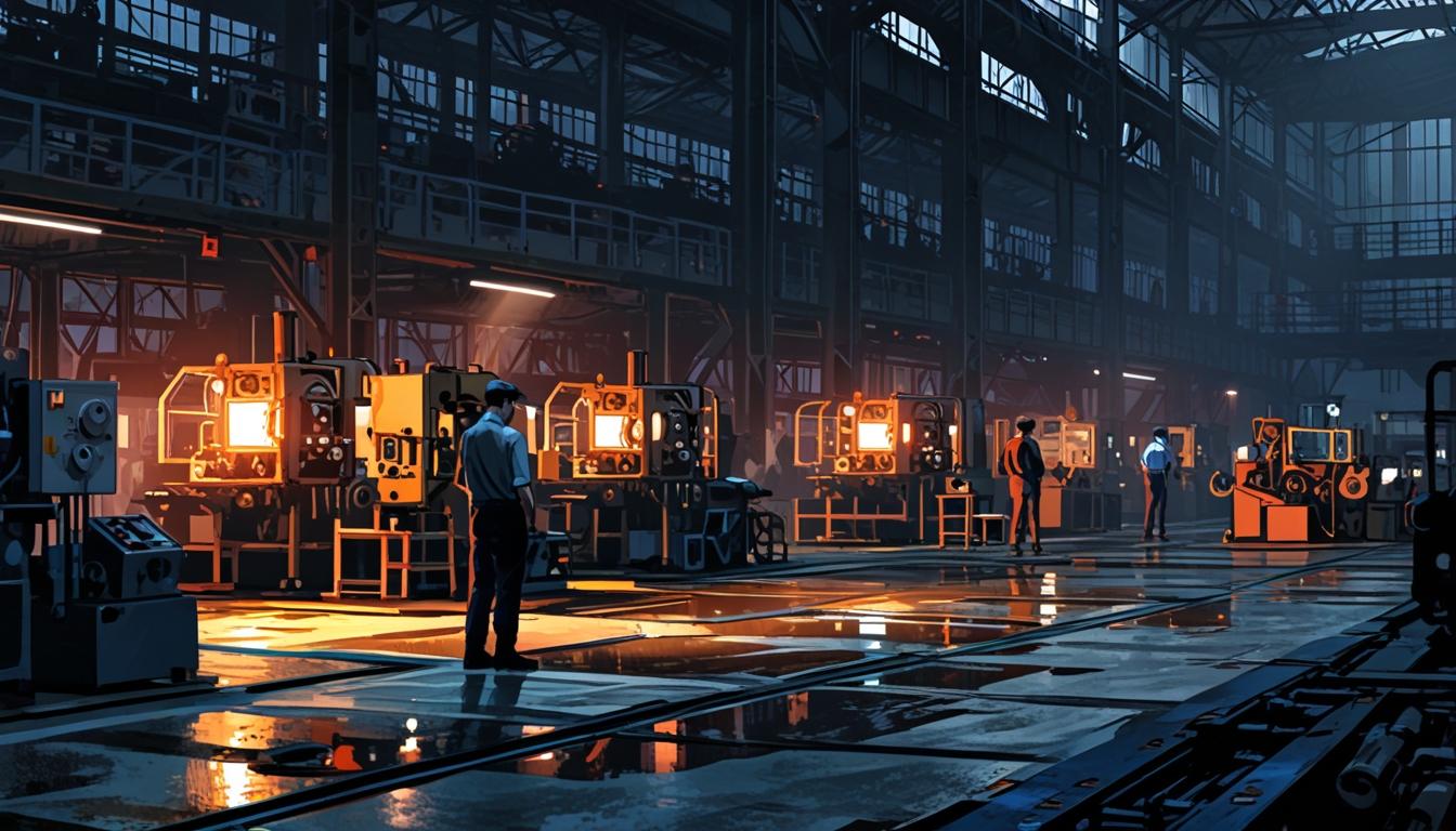 UK manufacturing export orders fall sharply amid US tariff uncertainty