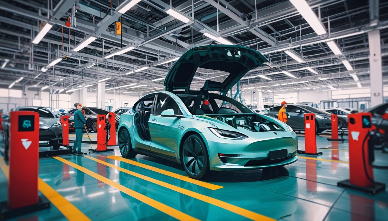 Panasonic rushes Kansas battery plant to meet Tesla’s soaring US demand