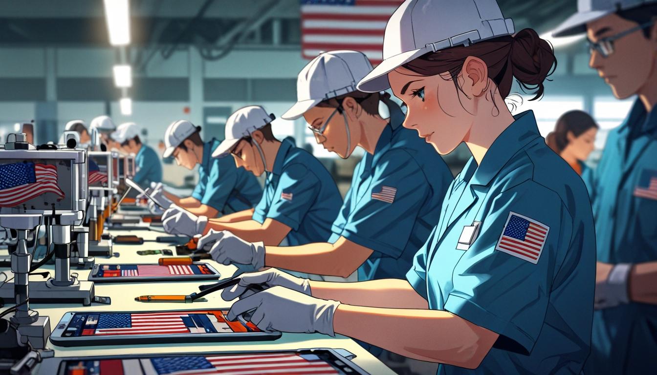 Trump threatens 25% tariff on Apple and smartphone makers unless devices are made in the US