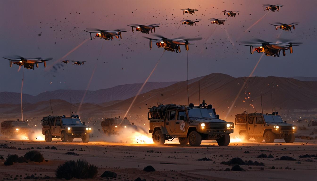 Iranian Shahed drone swarm signals new era of mass warfare in the Middle East