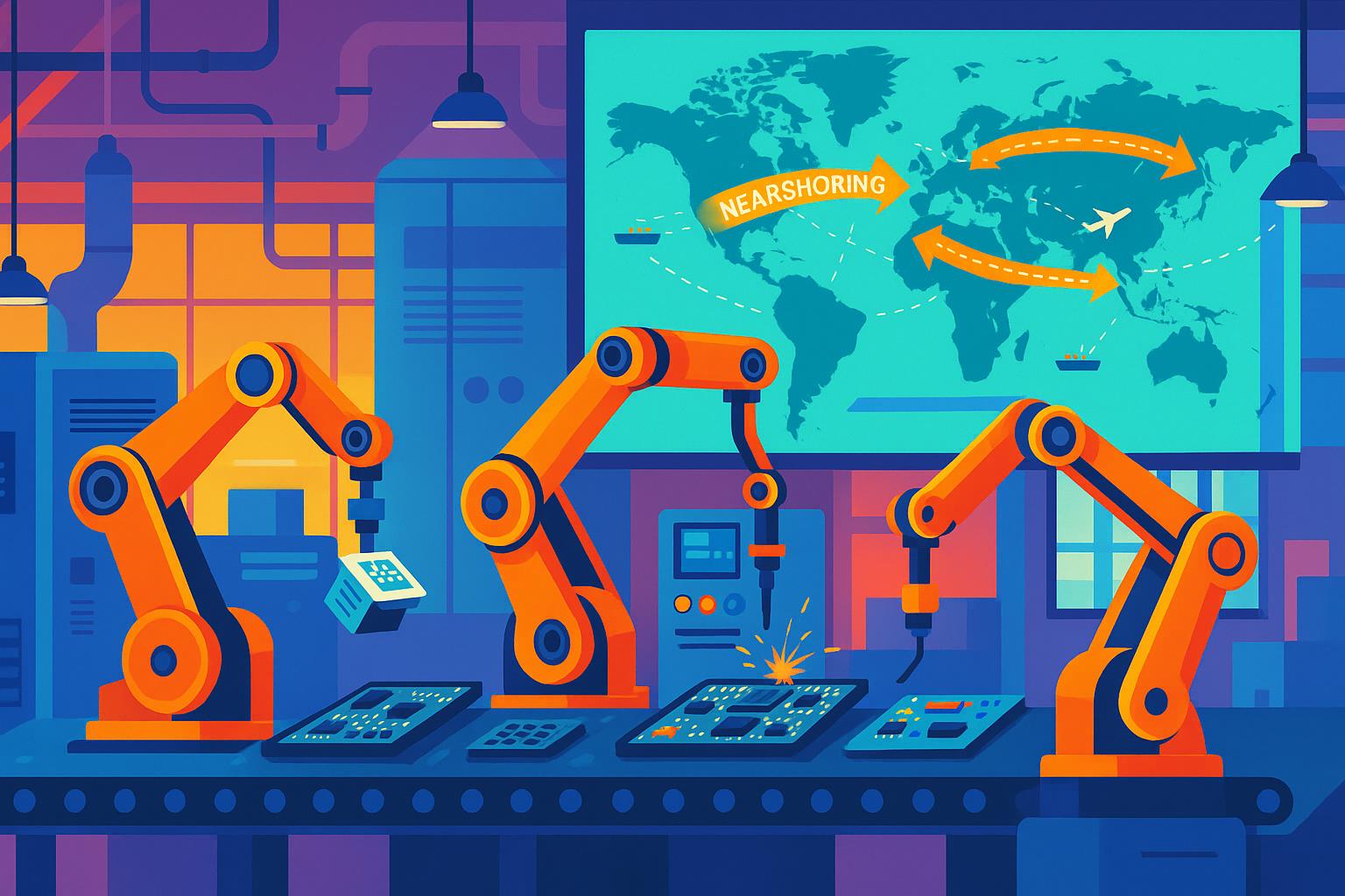 Nearshoring accelerates reshaping of global electronics manufacturing post-2024