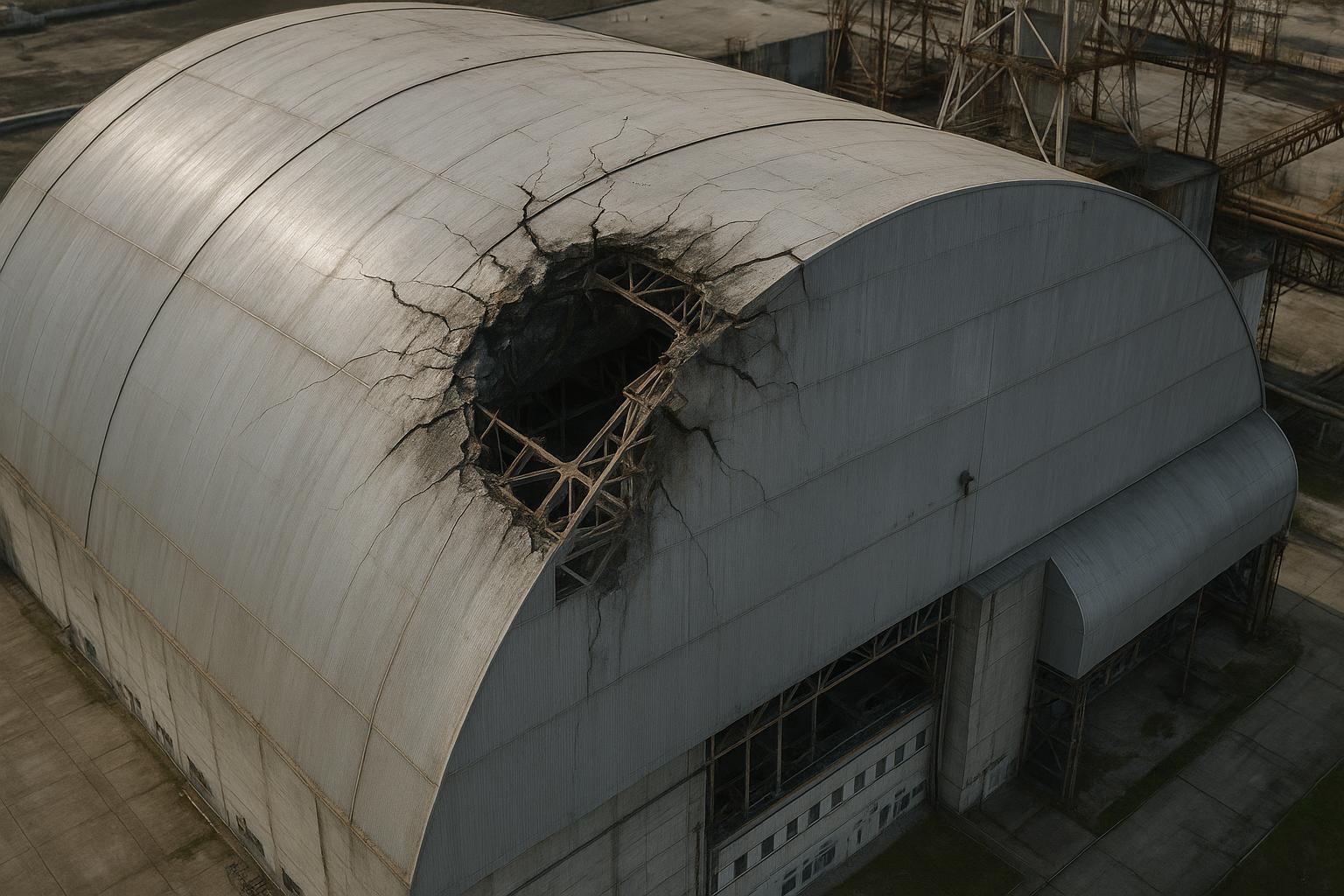 UN warns Chornobyl’s containment safety compromised after drone strike