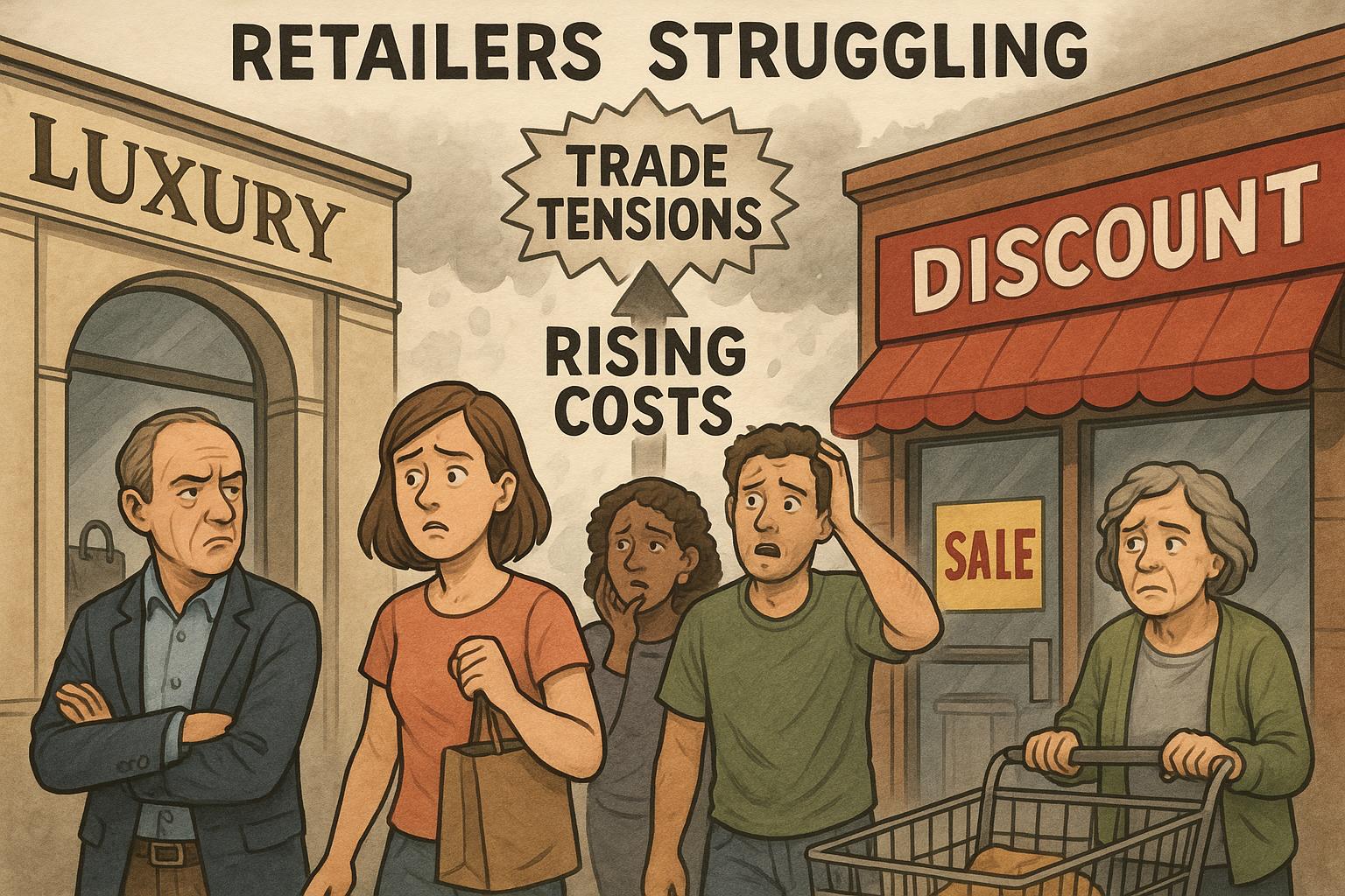 U.S. retailers face rising costs and shifting customer patterns amid ongoing trade uncertainties