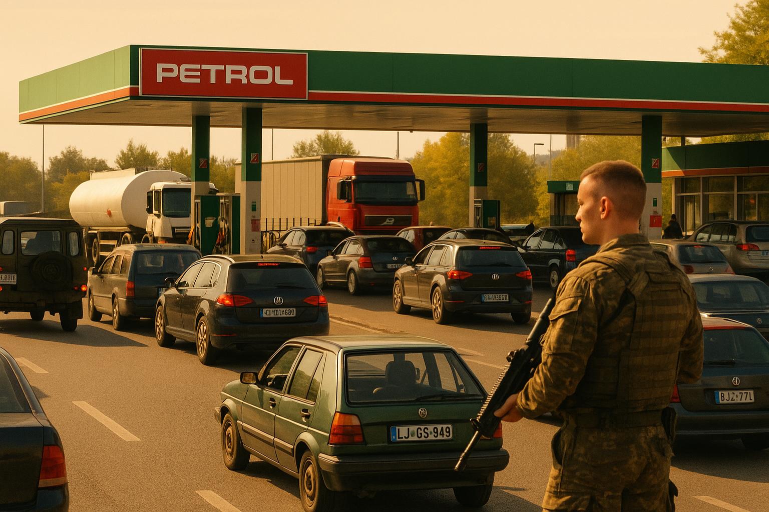 Slovenia imposes fuel purchase limits and mobilises army amid supply crisis
