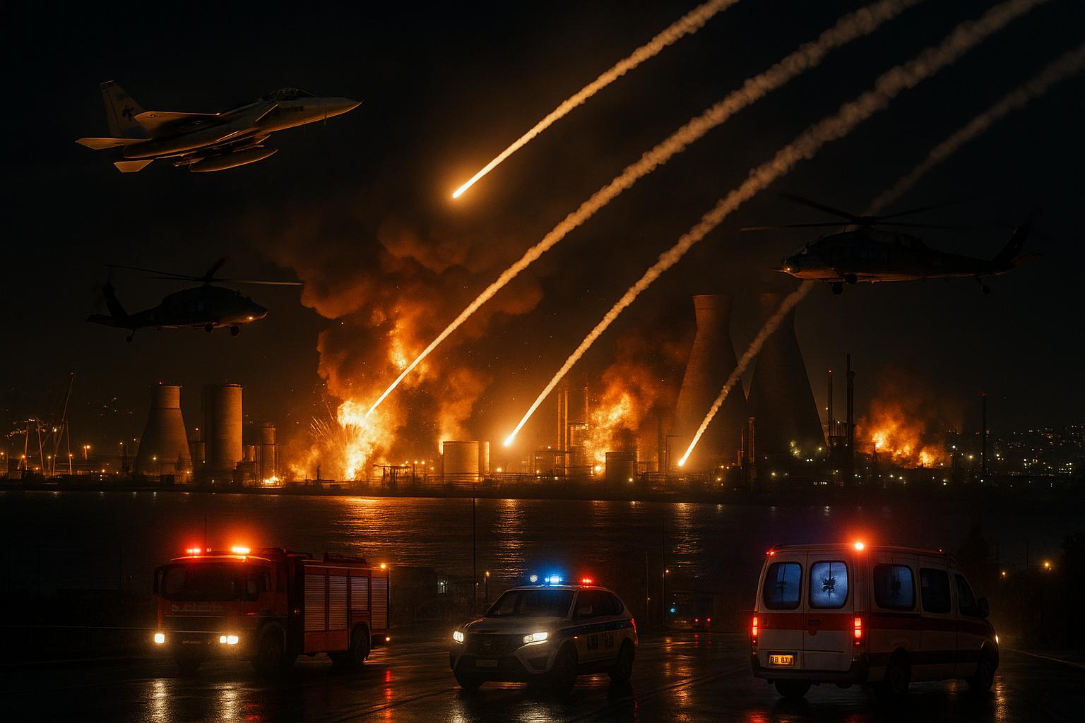 Iranian missile strikes on Haifa refinery signal escalating regional energy risks