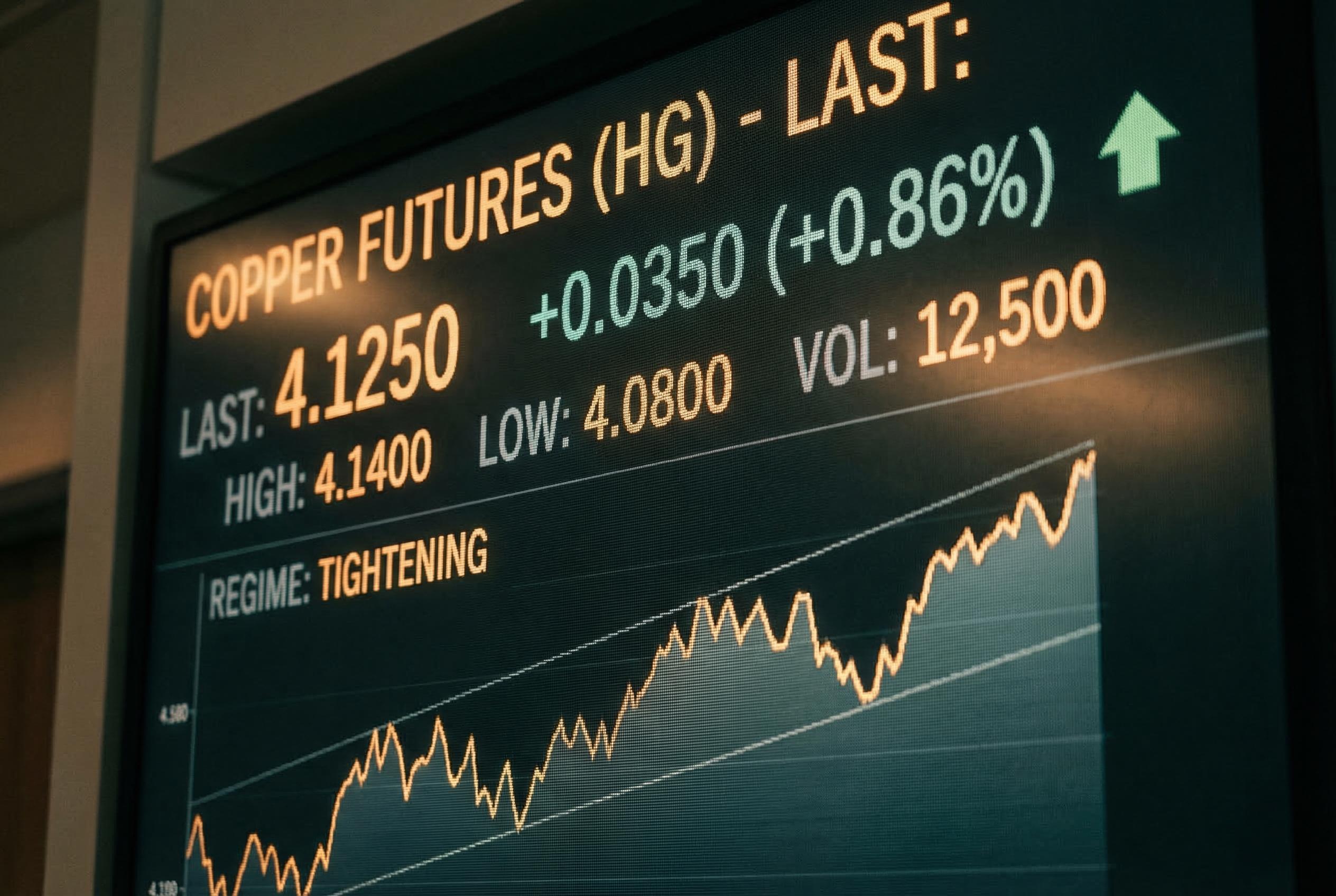 Commodities Report: Copper futures (HG) | 2026-03-14 09:00 UTC [QZMK] | Bullish | tightening