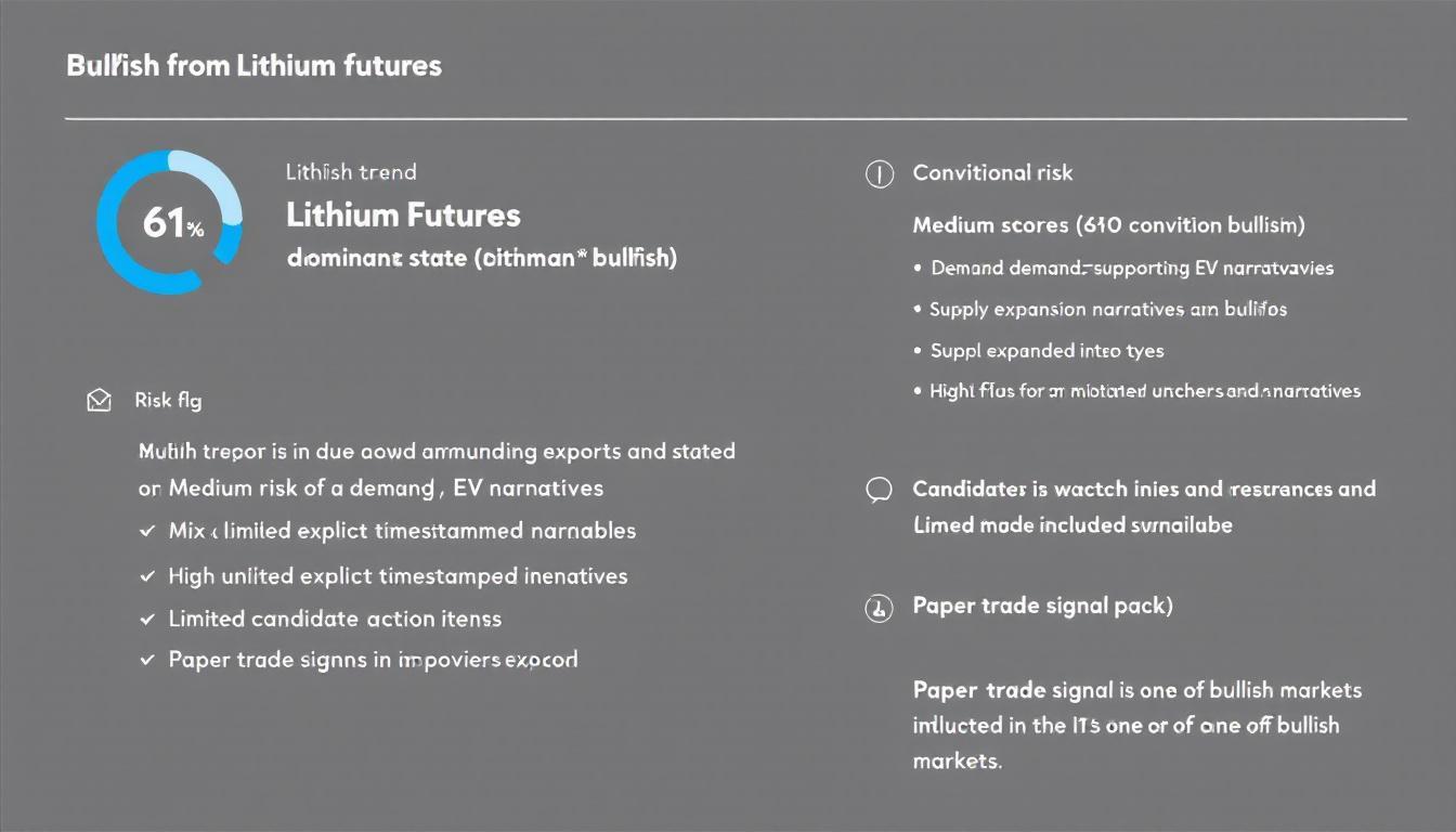 Commodities Report: Lithium futures | 2026-03-15 18:30 UTC [PXQZ] | Bullish | unstable