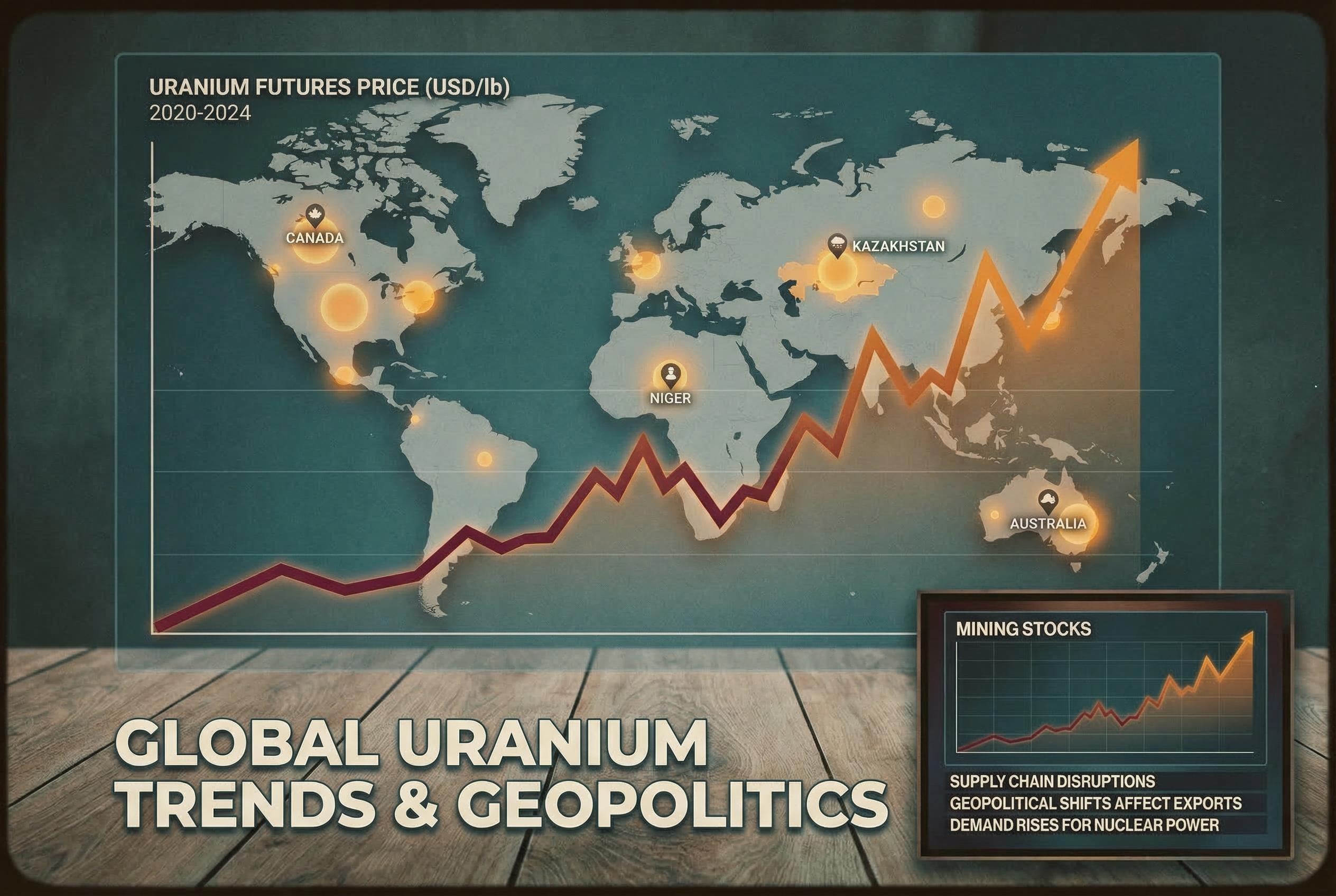 Commodities Report: Uranium futures (U3O8) | 2026-03-16 12:00 UTC [QZMK] | Bullish | tightening