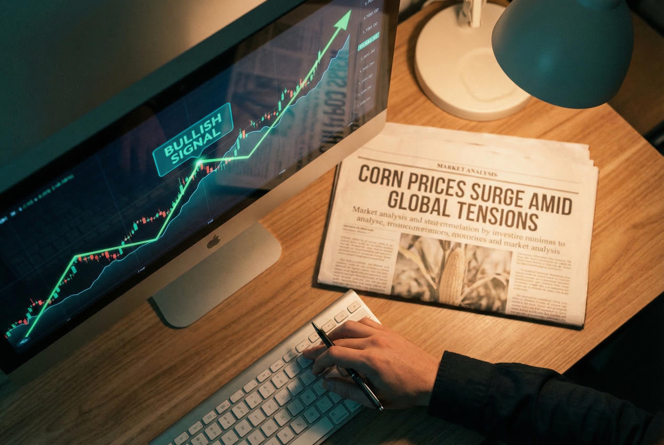 Commodities Report: Corn futures | 2026-03-17 05:00 UTC [XJPF] | Bullish | tightening