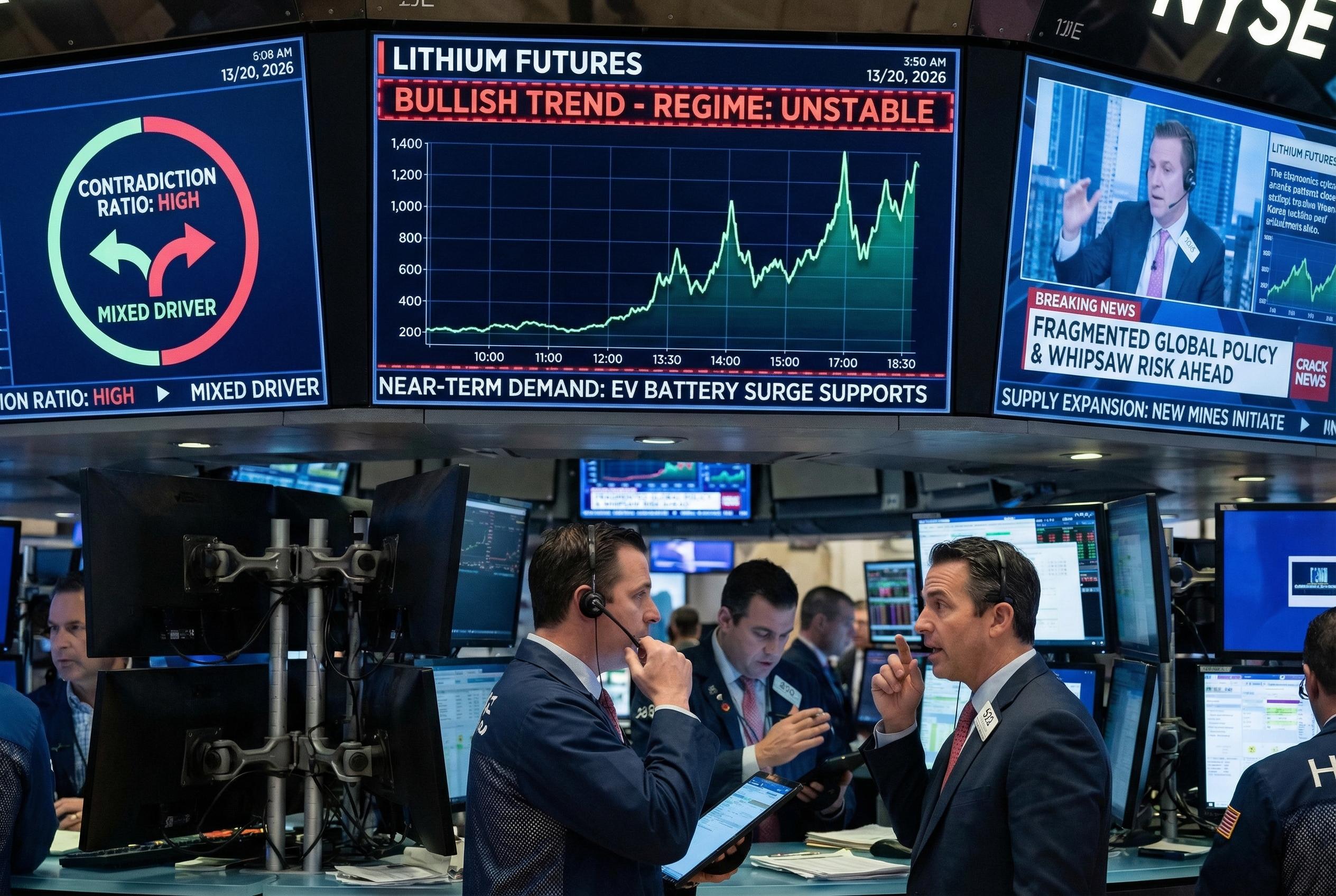 Commodities Report: Lithium futures | 2026-03-20 12:06 UTC [GJNV] | Bullish | unstable