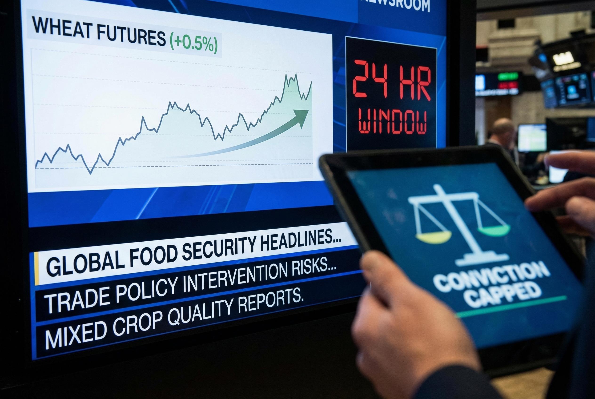 Commodities Report: Wheat futures | 2026-03-22 12:00 UTC [XKQZ] | Bullish | unstable