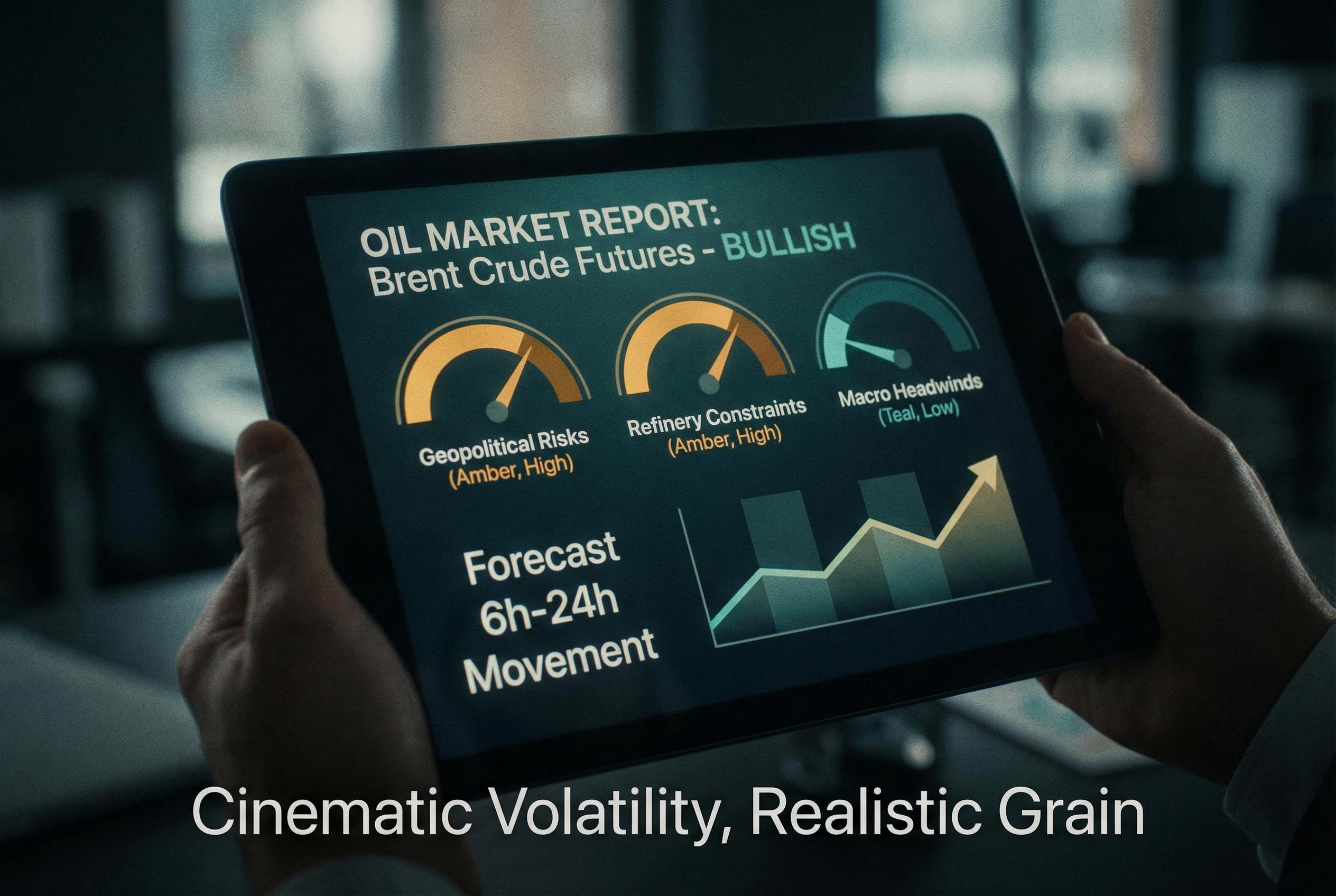 Commodities Report: Brent crude oil futures | 2026-03-25 12:00 UTC [VZKD] | Bullish | tightening