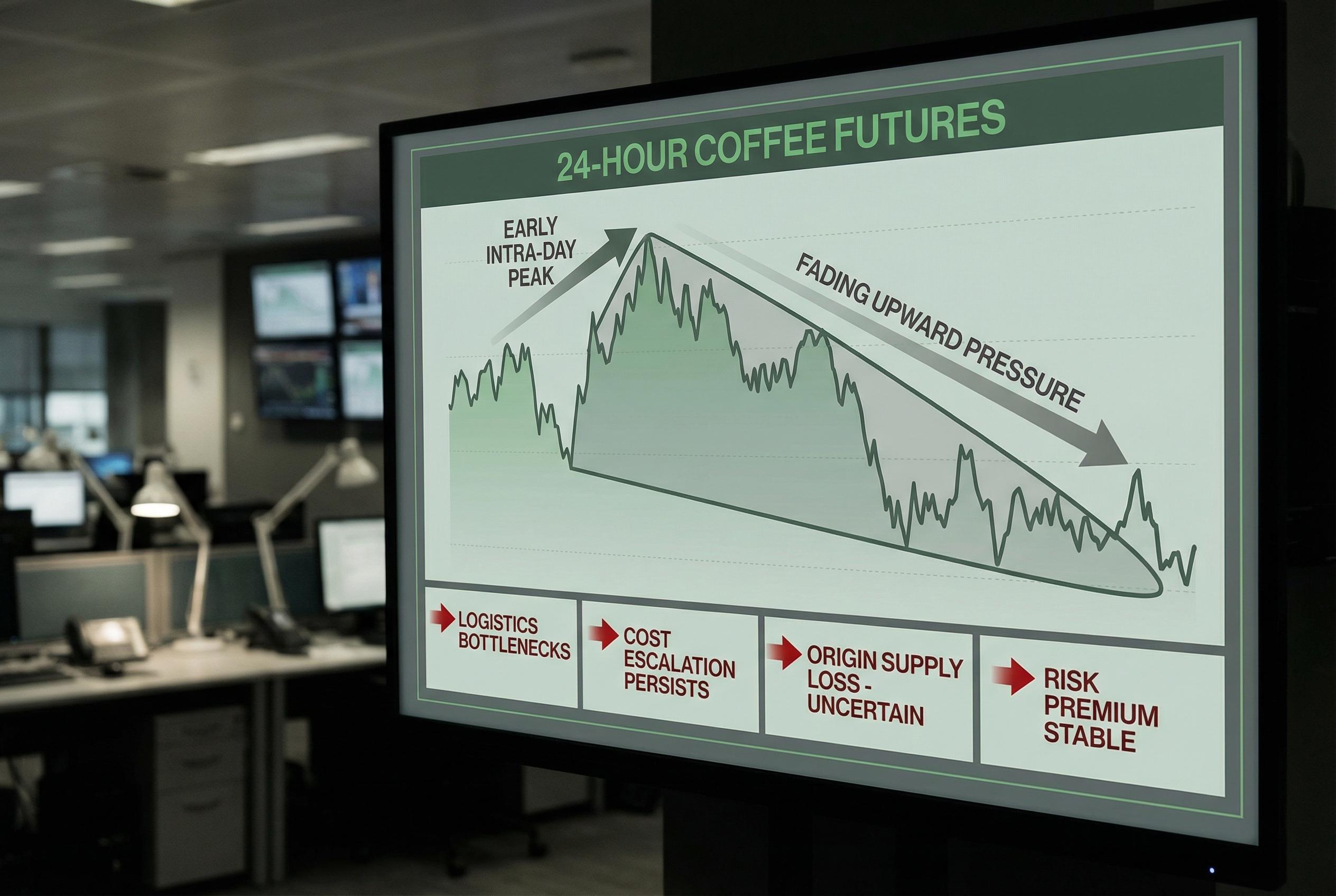 Commodities Report: Coffee futures | 2026-04-05 14:00 UTC [PVXQ] | Bullish | loosening