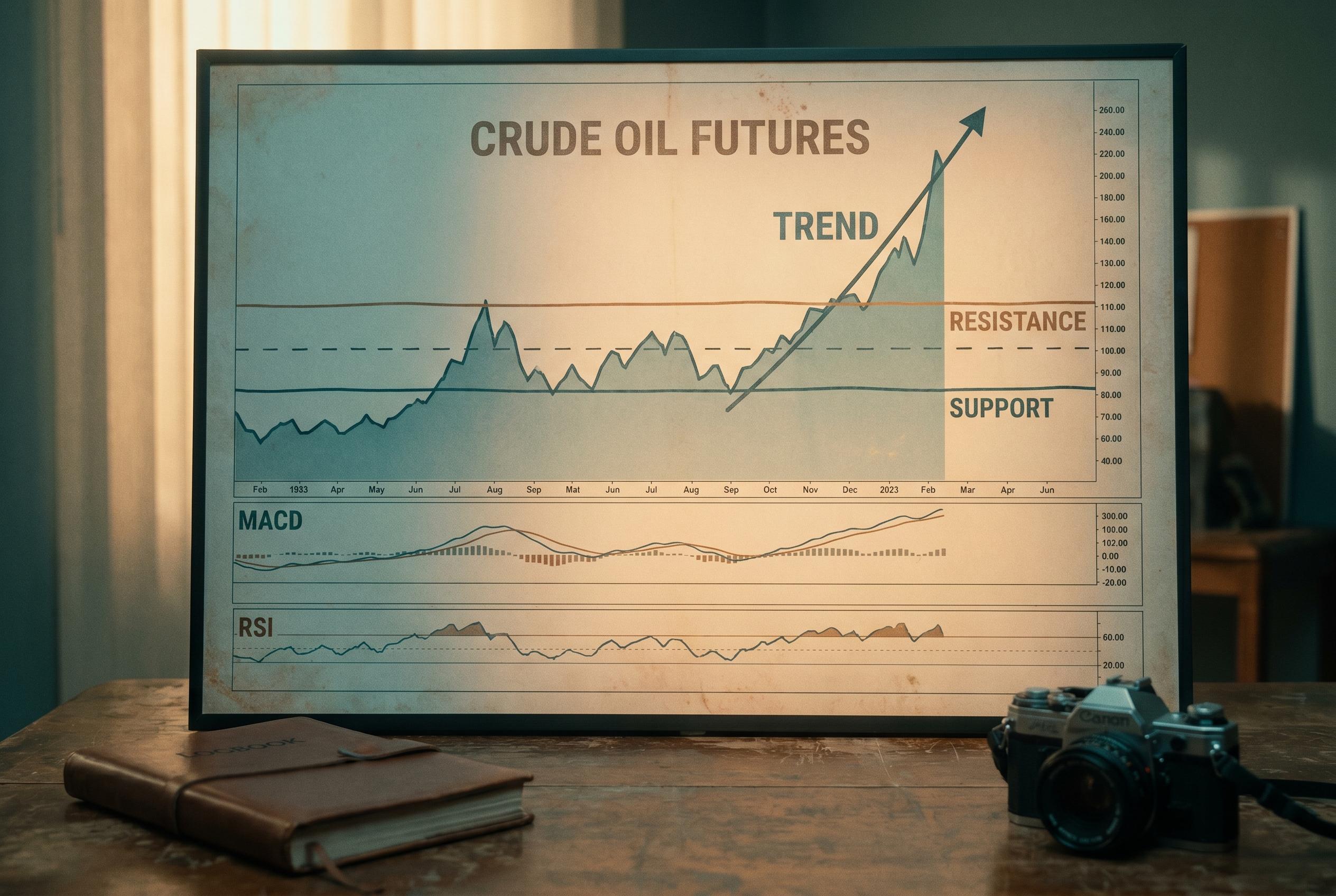 Commodities Report: Brent crude oil futures | 2026-04-25 07:00 UTC [XQNZ] | Bullish | tightening