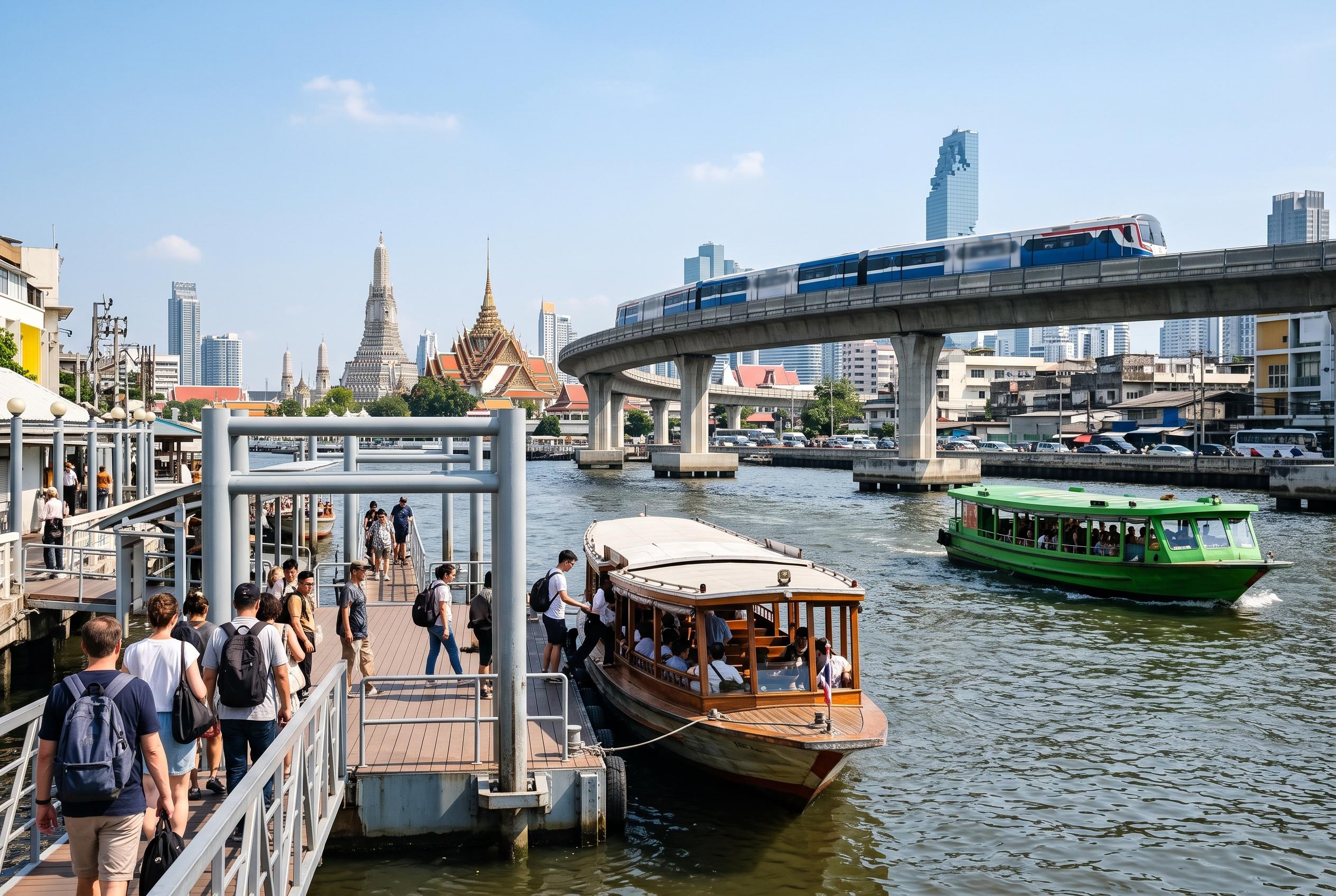 Smart routing transforms a low-carbon day out in Bangkok with efficient rail and river links