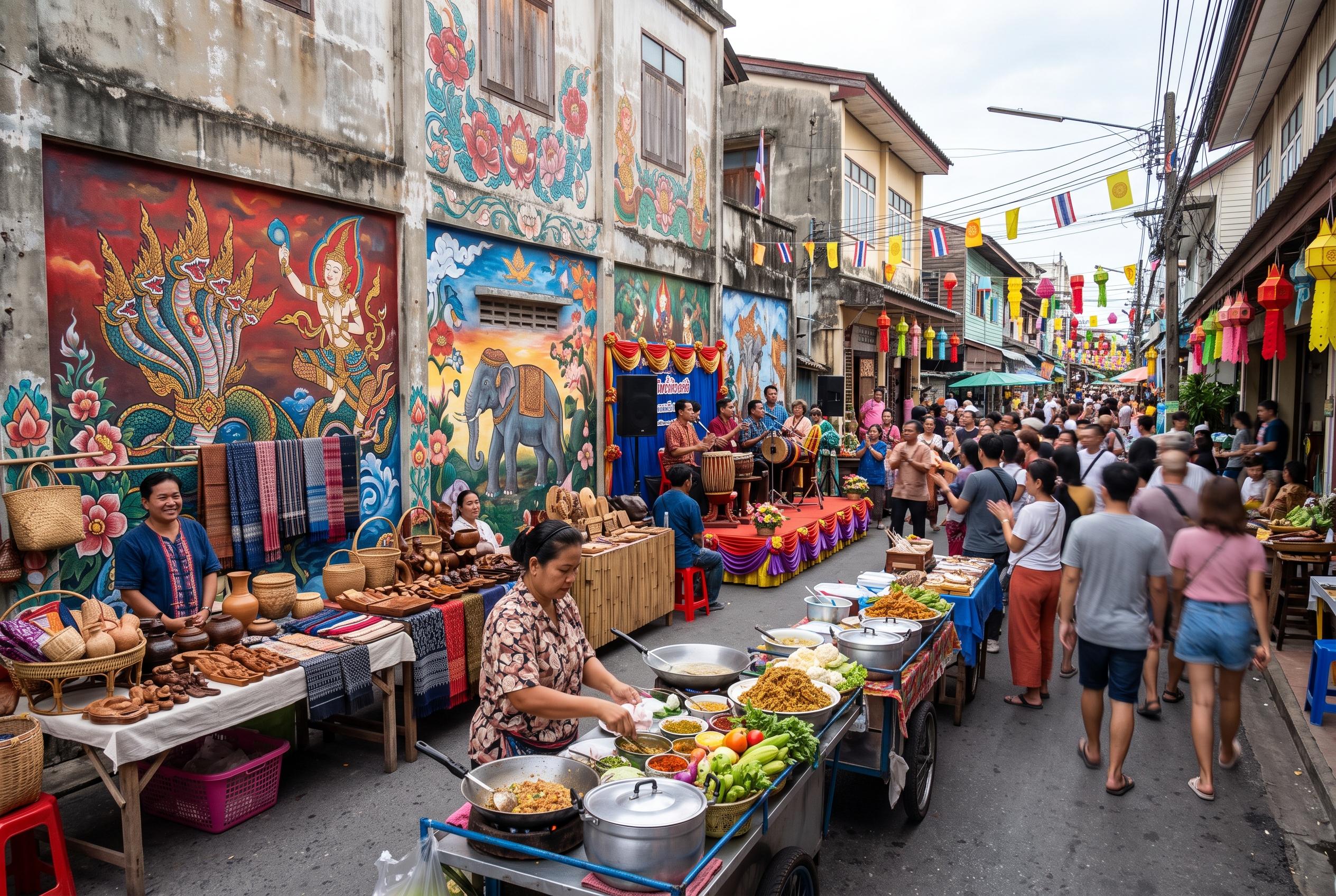 Pattaya’s street art and local culture festival transforms Na Kluea