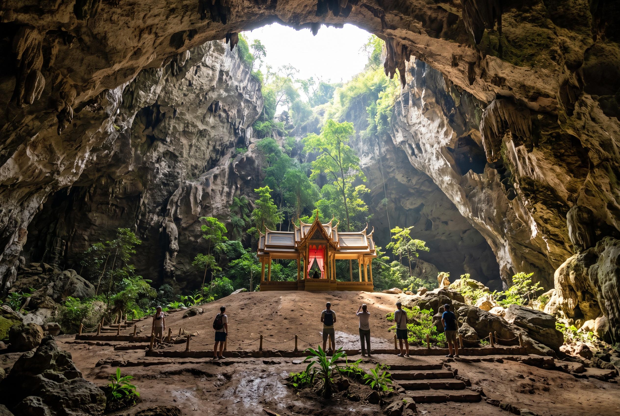 Sunlight transforms Thailand’s Phraya Nakhon Cave into a mythic spectacle