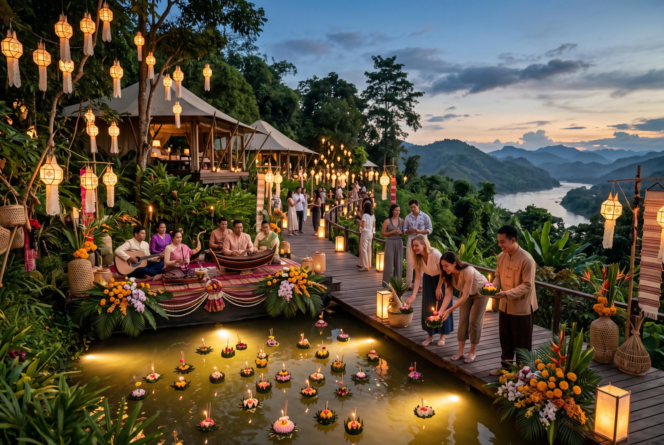 Four Seasons Tented Camp offers immersive Thai festive celebrations with cultural authenticity and natural elegance
