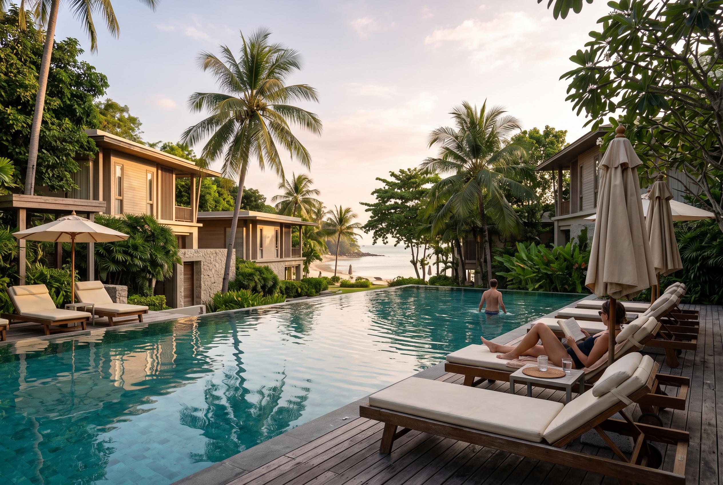 SunRay Social at SAii Koh Samui offers a serene alternative to party-heavy beach clubs