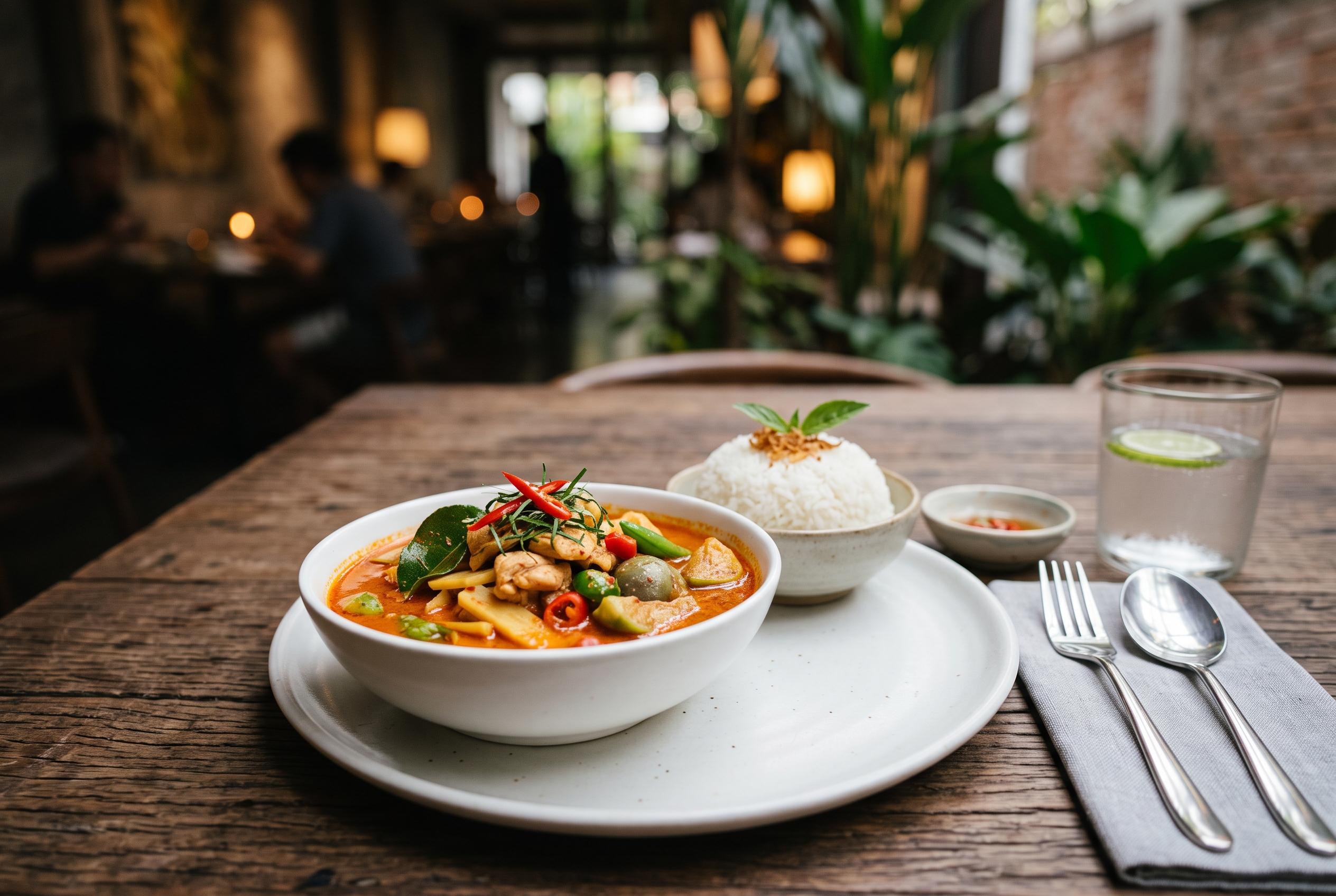 Bangkok hotel restaurant unveils polished Thai curries in limited-time menu collaboration