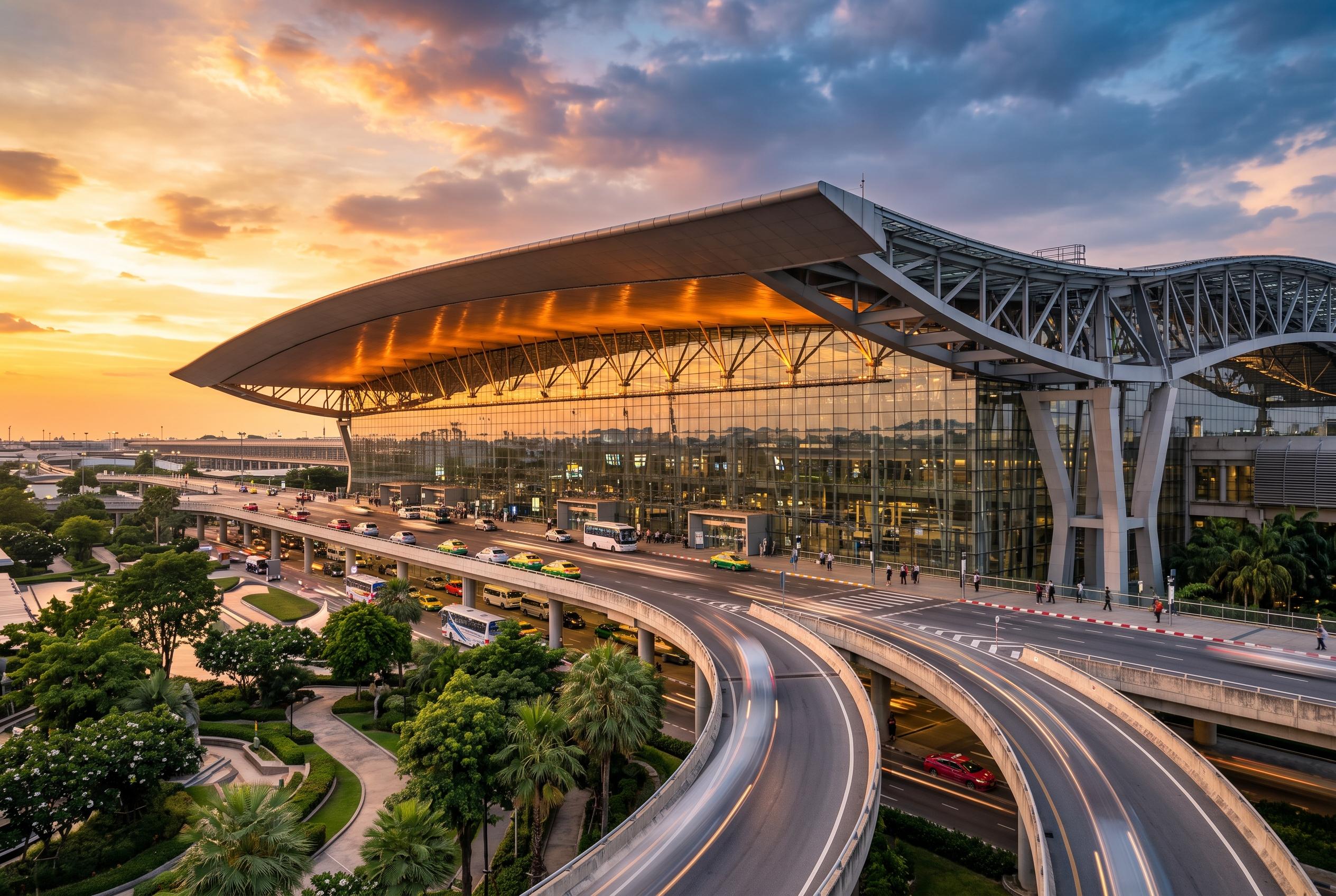 Bangkok’s Suvarnabhumi Airport advises extra time due to ongoing road repairs