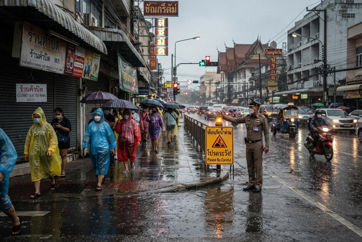 Thailand issues flood warnings as heavy rains threaten northern provinces