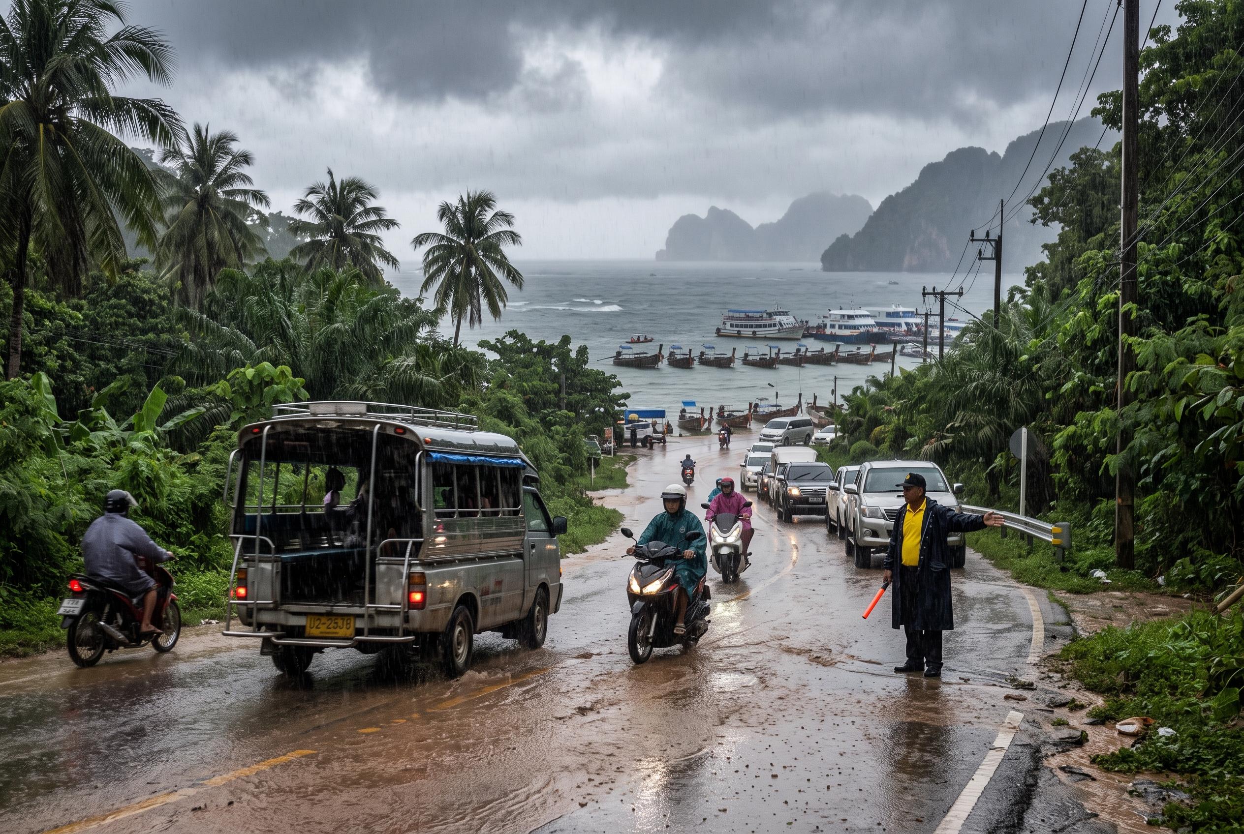 Thailand braces for disruptive monsoon rain with travel plans in flux