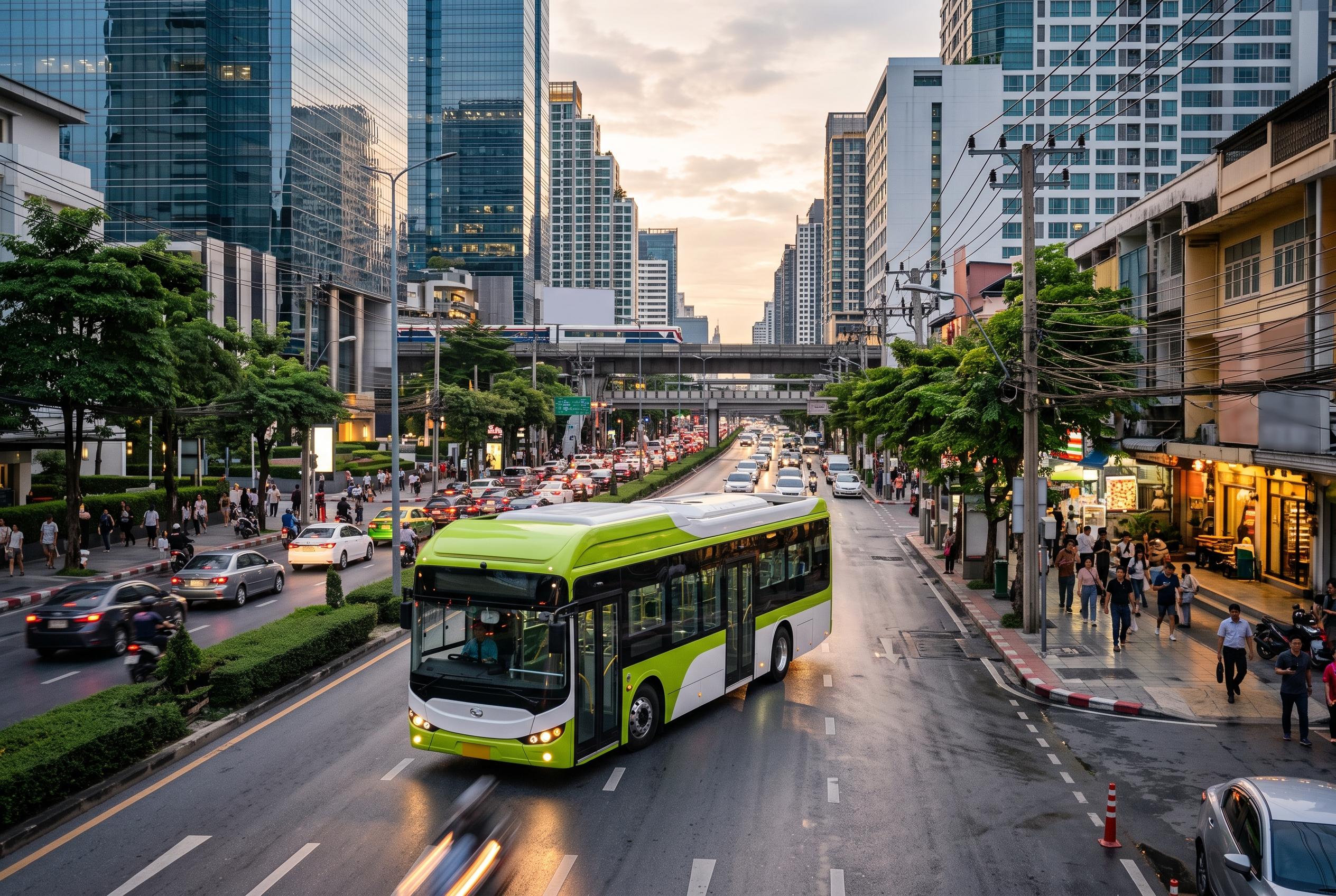 Bangkok's bus system prepares for major eco-friendly upgrade with 1,520 electric buses by 2027