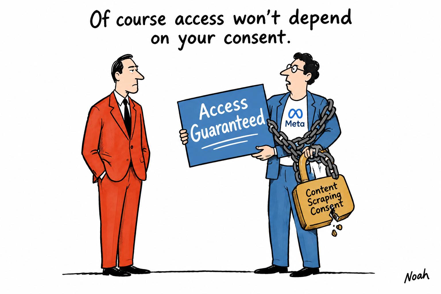 Publishers demand Meta access without consent to content scraping