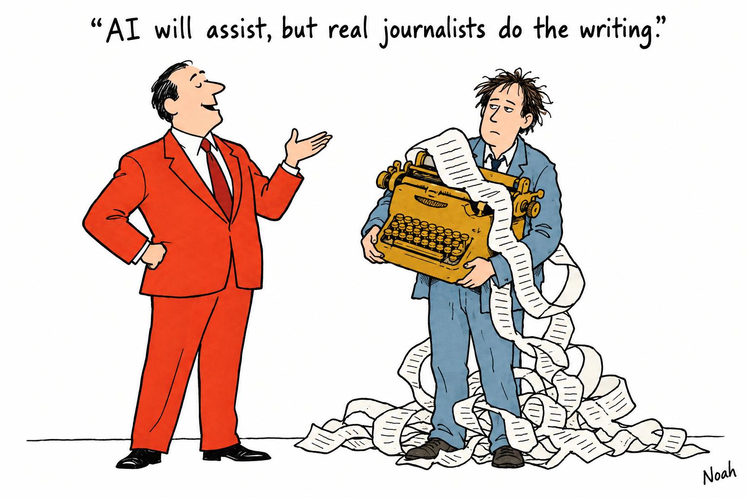 The Seattle Times draws a hard line: AI may assist, but humans write the news
