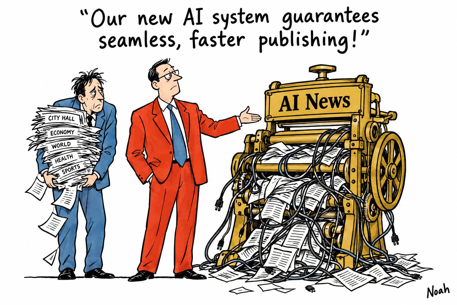 AI-native newsrooms move from experiment to publication